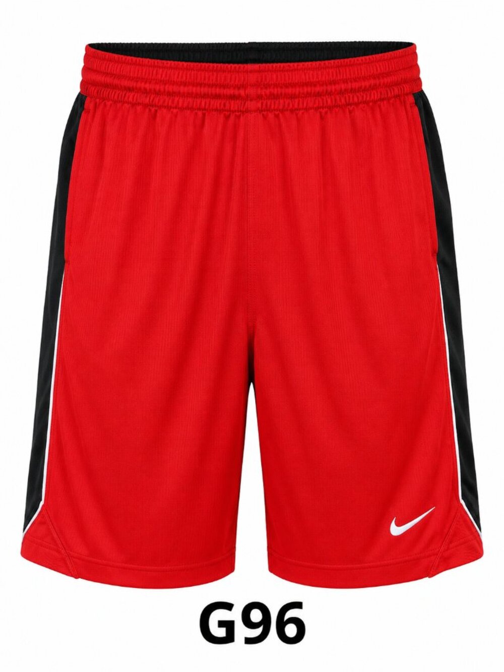 Nike Men’s Large Red Black Athletic Basketball Shorts G96